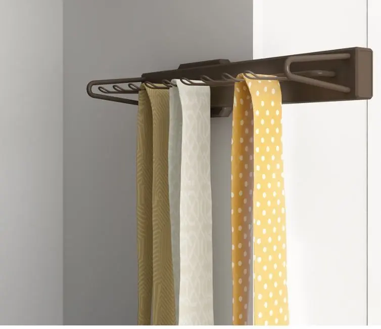 Porte cravates latéral extractible