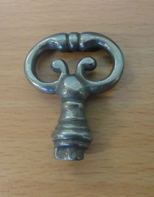 Anneau de clé  DU 1520Bis Fer Poli