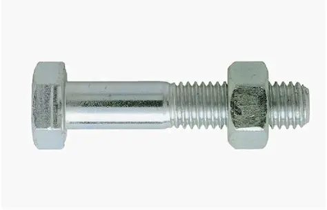 Boulon VISWOOD Tête hexagonale - Ecrou hexagonal acier zingué blanc - 988