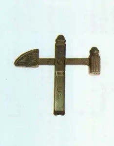 Arrêt de grille à bascule Noir-[Modèle:501350]