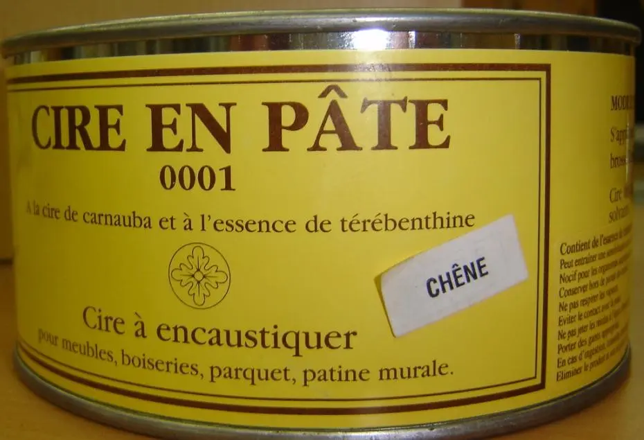 Cire en pâte 500ML Réf 0001-[Teintes:Noyer clair]