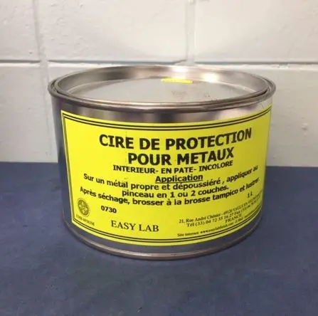 Cire de protection pour métaux    0730  Pot de 1 Litre