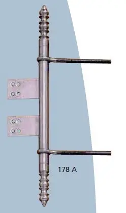 Fiche à lacet  178A Vieux Laiton-[Dimensions:800mm]
