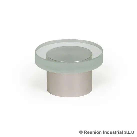 Bouton 932  Cristal / ANODISE POLI