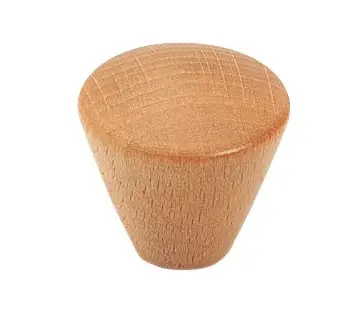 Bouton CONE Hêtre verni  CADAP  201/2S