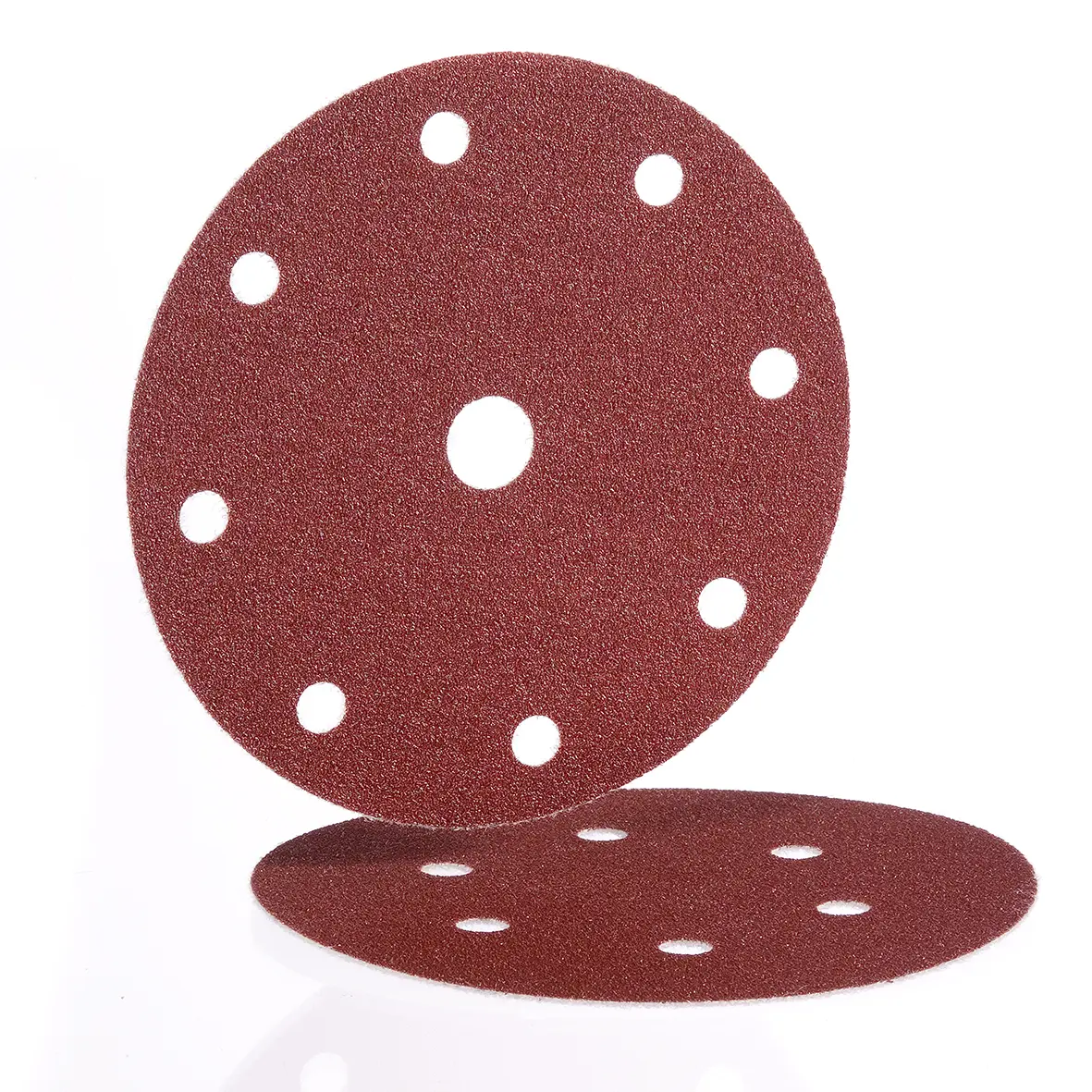 Disques papier auto-agrippant BW115 8 trous 125/8/180 (boîte de 100) - HERMES ABRASIFS - 6540019