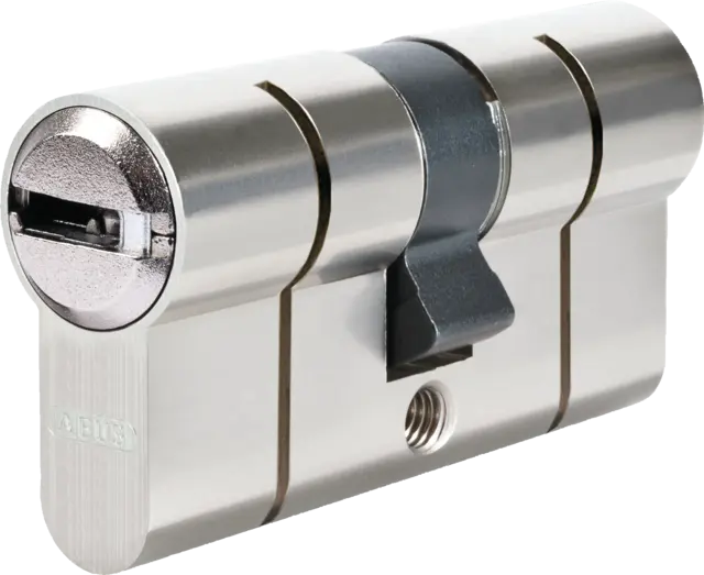 Cylindre double P6PS PréSnap Varié - 35 x 35 mm - Laiton nickelé - ABUS - 5017681-10