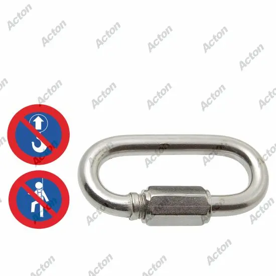 Maillon à Visser (Maillon Rapide) Inox A4 Ø6 - ACTON - Bte 5 - 647456
