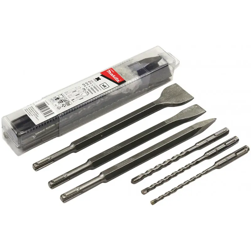 Coffret burin et foret SDS Plus 6 pièces MAKITA - D-58920