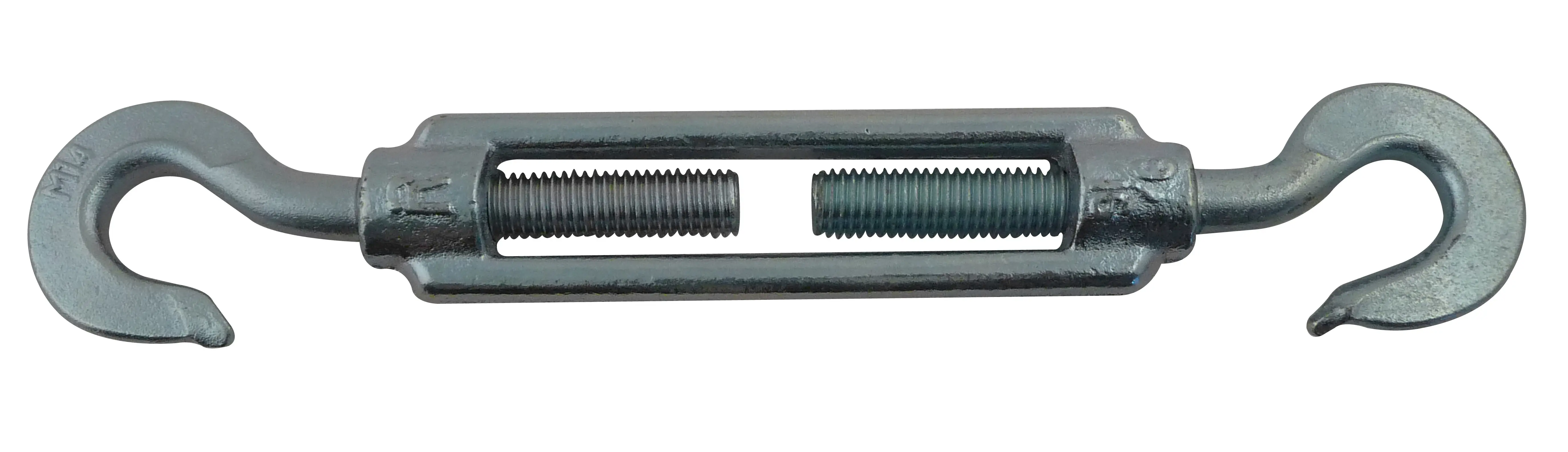 Tendeur à cage standard acier zingué 2 crochets - Ø 6 mm - VISO - TCC6E
