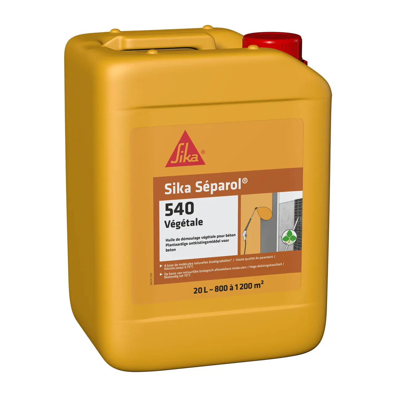 Huile de démoulage différé 20 L Séparol-540 Végétale - SIKA - 657623