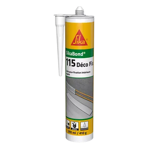 SikaBond-115 Déco Fix - colle à maintien immédiat pour l'intérieur - Blanc cassé - 290 ml -  SIKA - 630717