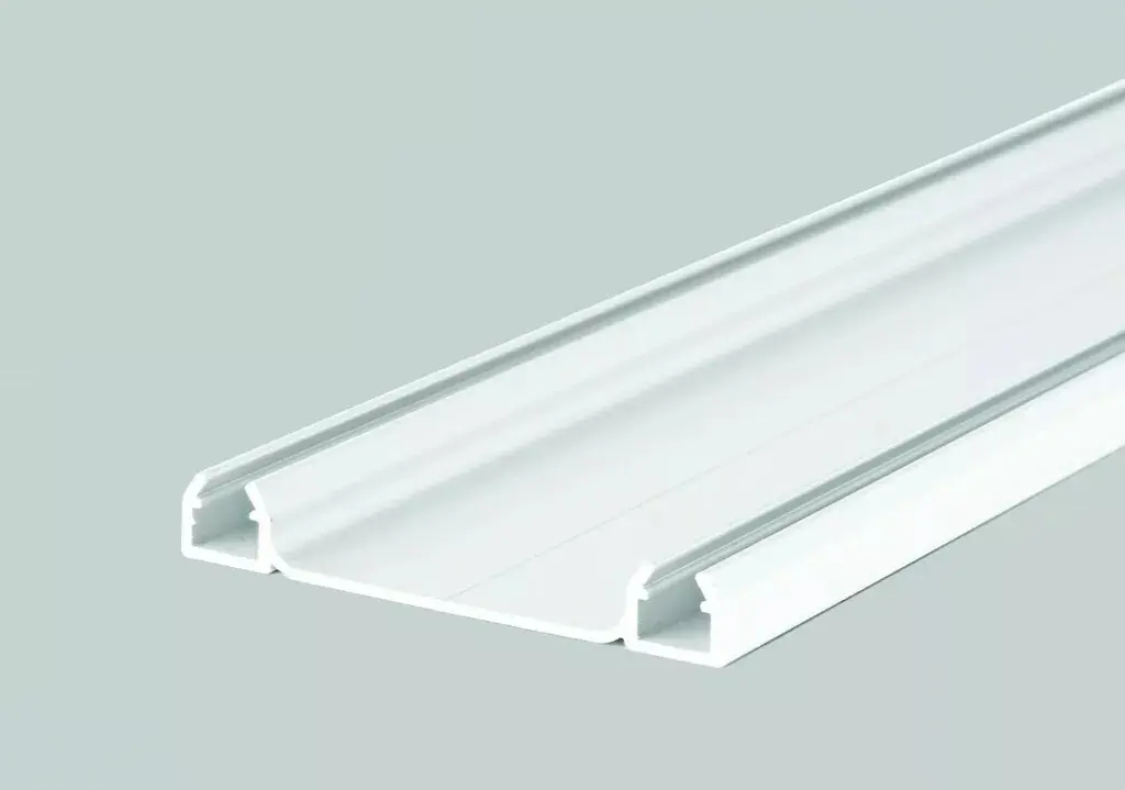 Rail bas Prolux - Laqué blanc - 5,14 m - SAFERA - RB14-5B