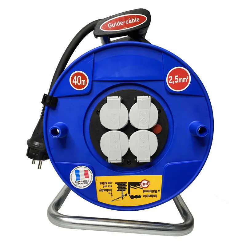 Enrouleur électrique Bat-Pro BRENNENSTUHL - Câble 40 m - 3G2.5 - 1205951