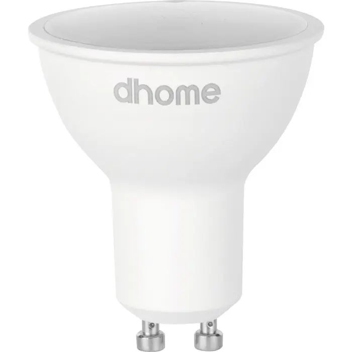 Ampoule LED Spot DHOME GU10 - 4000 K - 420 lumens - 5 W - BRICODEAL - 249251