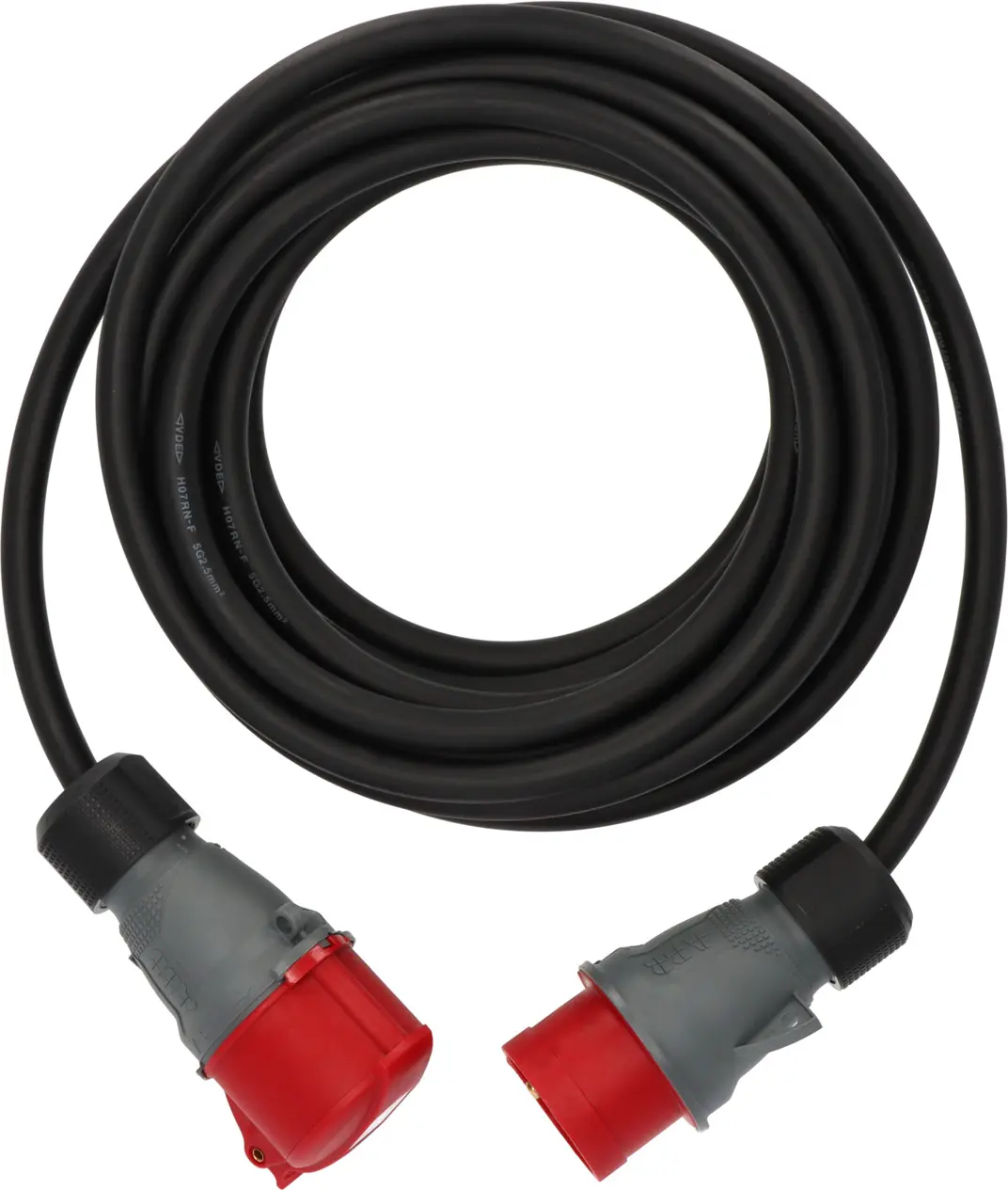 Rallonge électrique CEE, noire, IP44, 10 m H07RN-F 5G2,5 - BRENNENSTUHL - 1167741