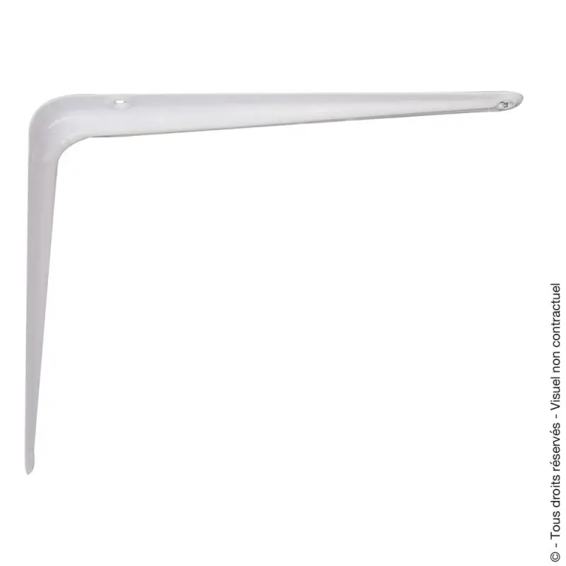 Console murale emboutie en acier 150x200 mm pour maintenir des étagères - TORBEL - 8021150