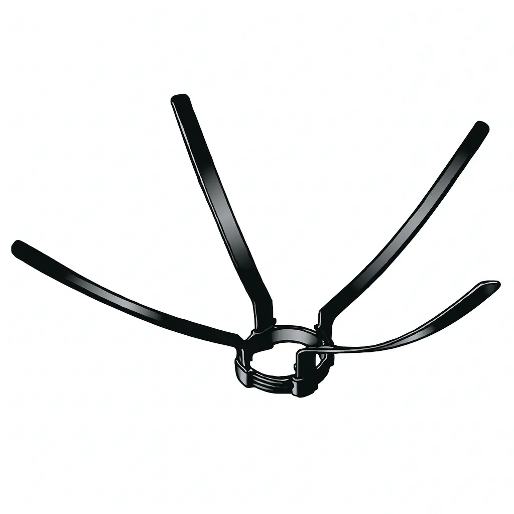 Brides araignée (x6) pour conduit flexible de diamètre 110 mm - ATLANTIC - 074041