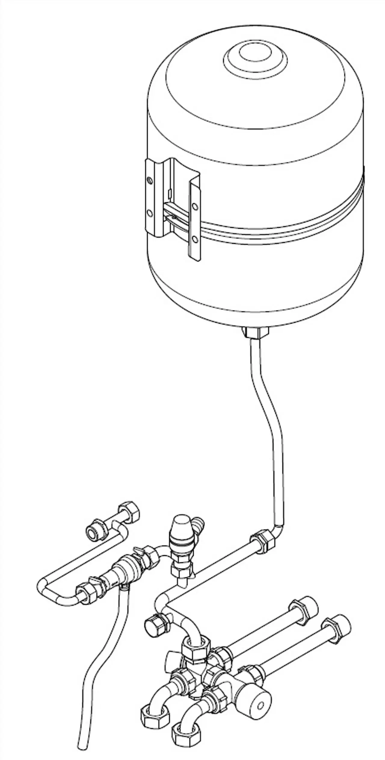 Kit d'expansion sanitaire pour Alfea Hybrid Duo Gaz et Hynea Hybrid Duo - ATLANTIC - 074026