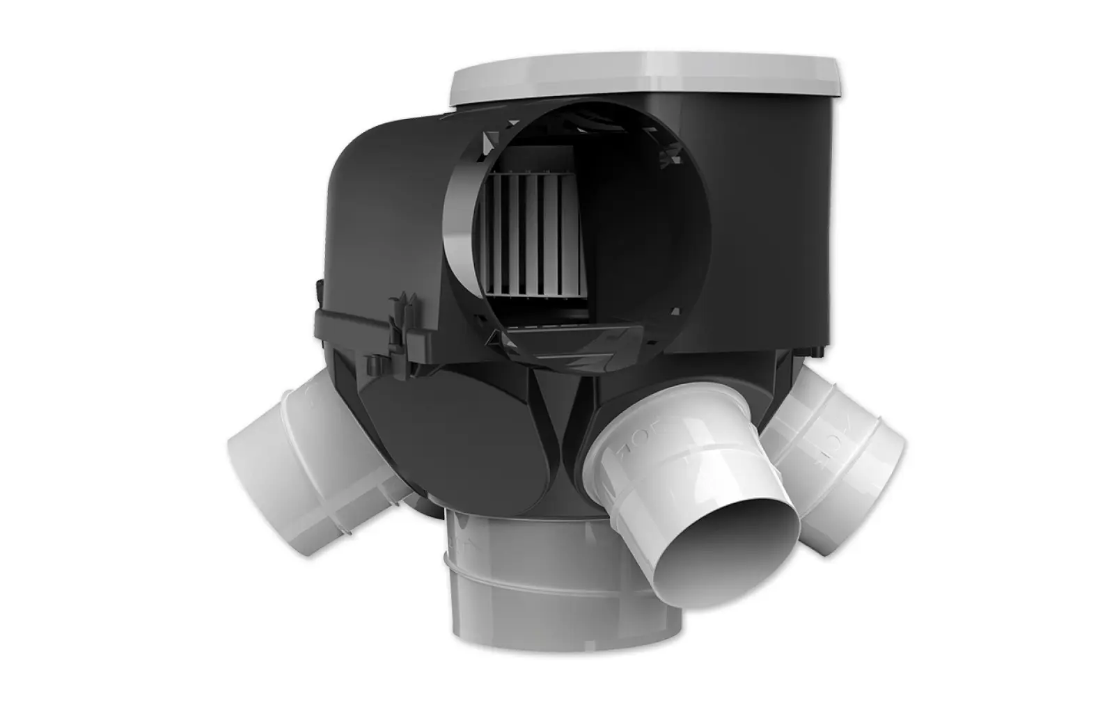 Kit Autocosy VMC autoréglable 4 sanitaires (3 bouches LINES) - ATLANTIC - 412288