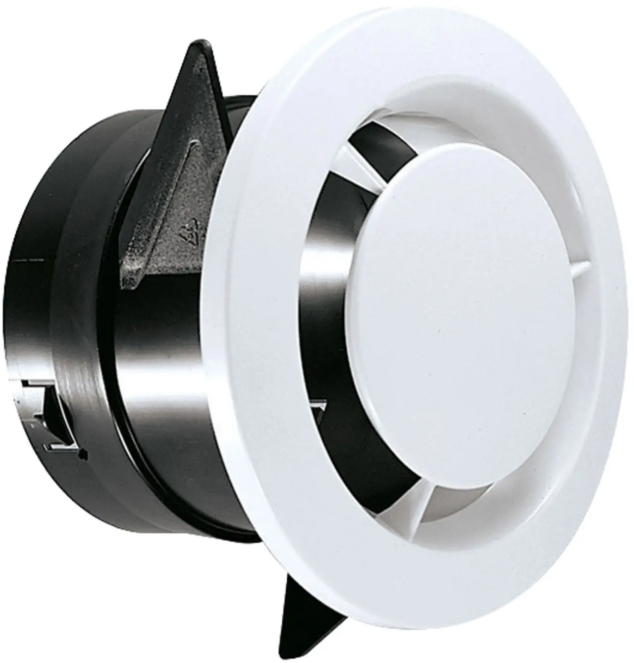 Bouche fixe d'extraction wc PB 80 NP avec manchon court Ø80 - ATLANTIC - 422147