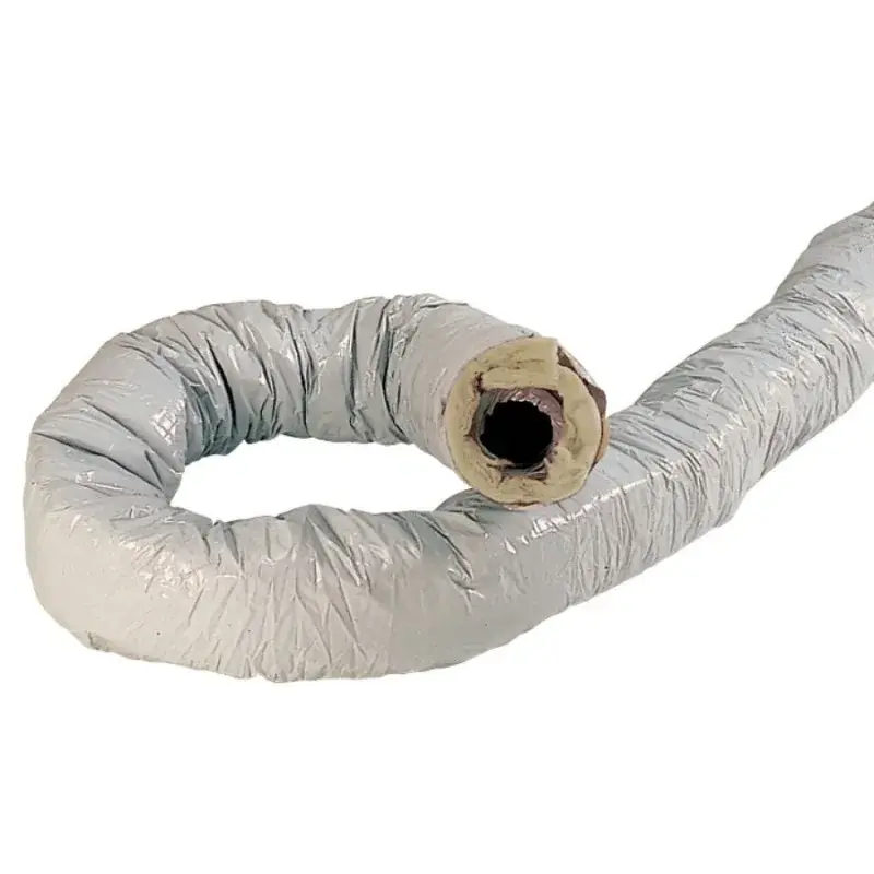 Conduit souple T82 CR PVC calorifuge - Longueur 6 m diamètre 80 mm - ATLANTIC - 423050