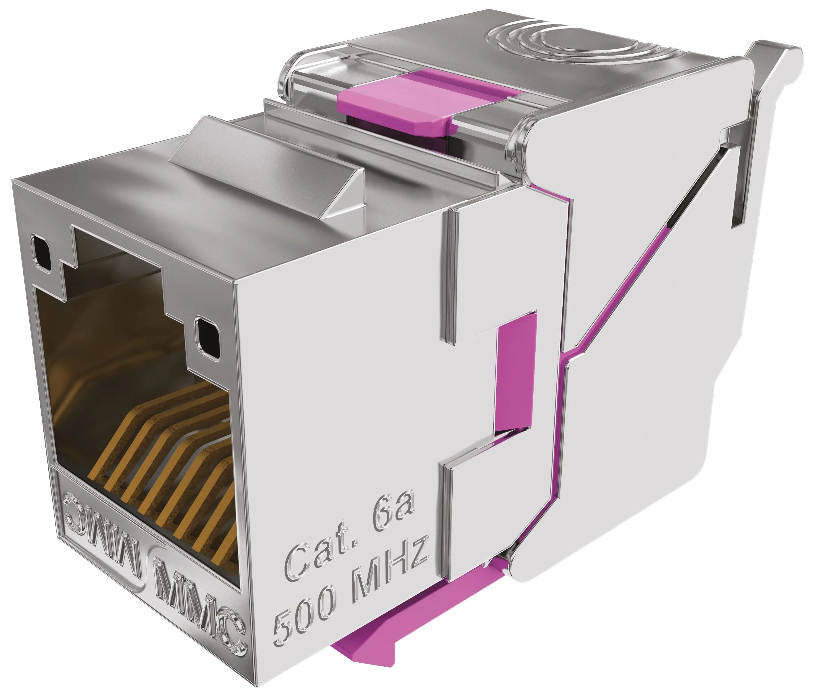 Connecteur RJ45 cat Cat6EA CAE Multimedia Connect série BC6AFS Femelle, Blindé Montage sur câble sans outil Droit - CAE - BC6AFSTL8
