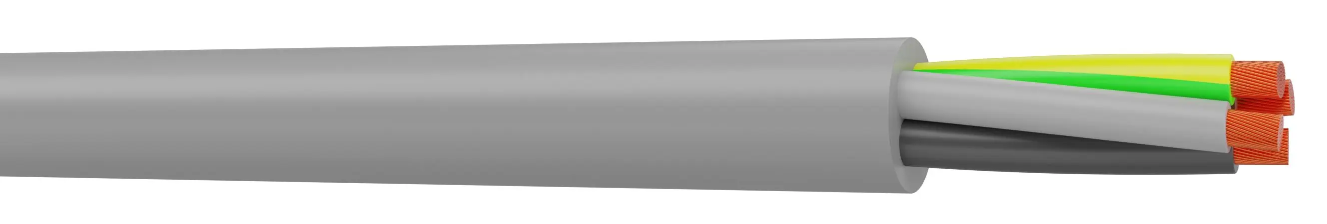 CABLE SOUPLE VVF BLANC 3G1MM2 COURONNE DE 100M