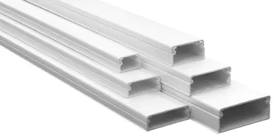 MOULURE GOULOTTE 20X12.5 ADHESIVE BLANC LONGUEUR 2ML