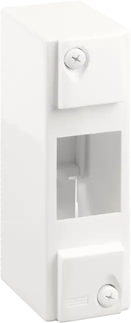 Coffret modulaire 2 modules mini rail blanc - EUROHM - 19001