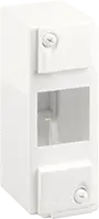 Coffret modulaire Mini Rail Eurohm - 4 modules - Intérieur - Blanc - IP30 - IK05 - EUROHM - 19002