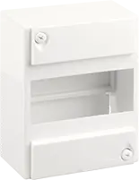 Coffret modulaire Eur'ohm mini rail 6 modules intérieur blanc - EUROHM - 19003