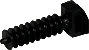 Embase à cheville standard pour colliers 9 mm - Boite de 100 - EUROHM - 43010