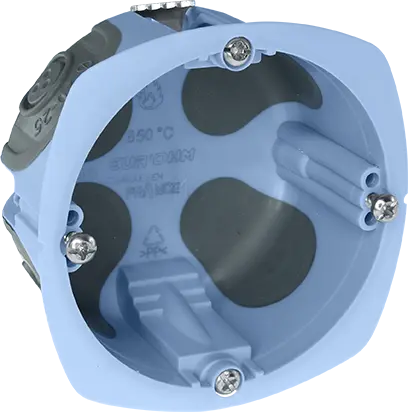 Boîte d'appareillage étanche à l'air XL AIR'métic étanche à l'air - 1 poste - diam. 67mm prof. 40mm - EUROHM - 52061
