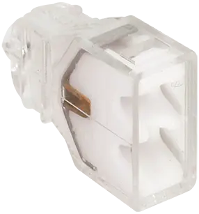 Boite de 100 connecteurs transparents - 2 entrées - EUROHM - 70052