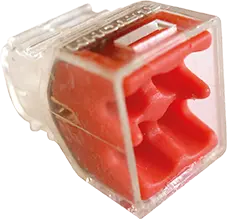 Boite de 100 connecteurs transparents - 4 entrées - EUROH - 70054