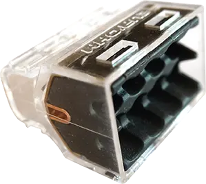  Boite de 50 connecteurs transparents - 8 entrées - EUROHM - 70058