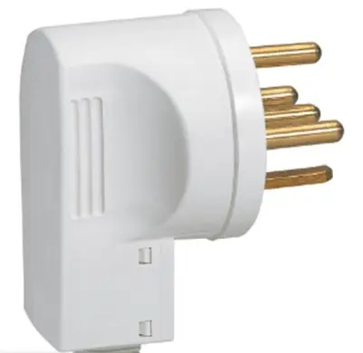 Fiche 3P+N+T 20A - avec serre-câbles - vrac