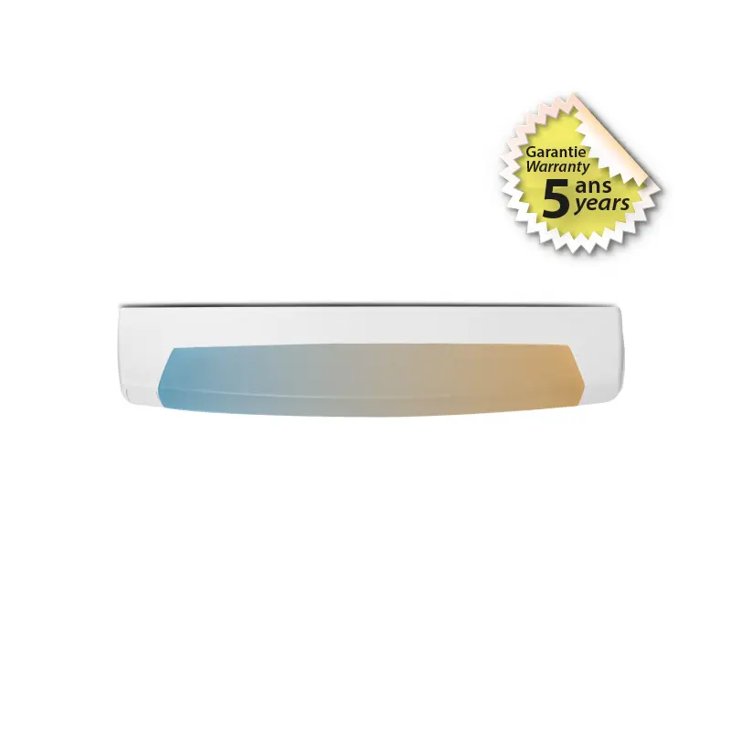 COMPACTO REGLETTE SALLE DE BAIN 8W CCT 3000/4000/6000K + BOUTON 5ANS