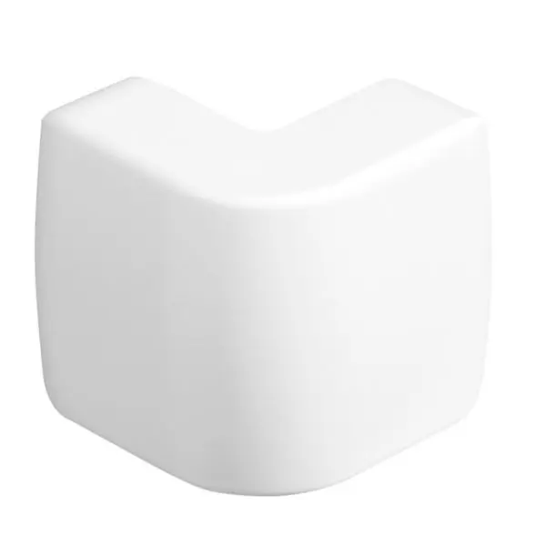 ANGLE INTÉRIEUR VARIASOUPLE +OU-7° POUR MOULURE KEVA 22MMX12MM -PVC BLANC ARTIC