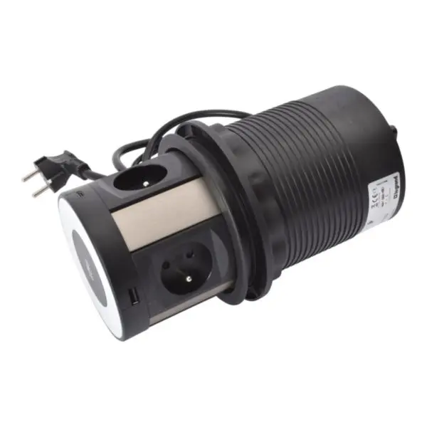 TOWER 120 INCARA Ø120MM 4X2P+T + 2 USB TYPE-A + 2 USB TYPE-C + INDUCTION