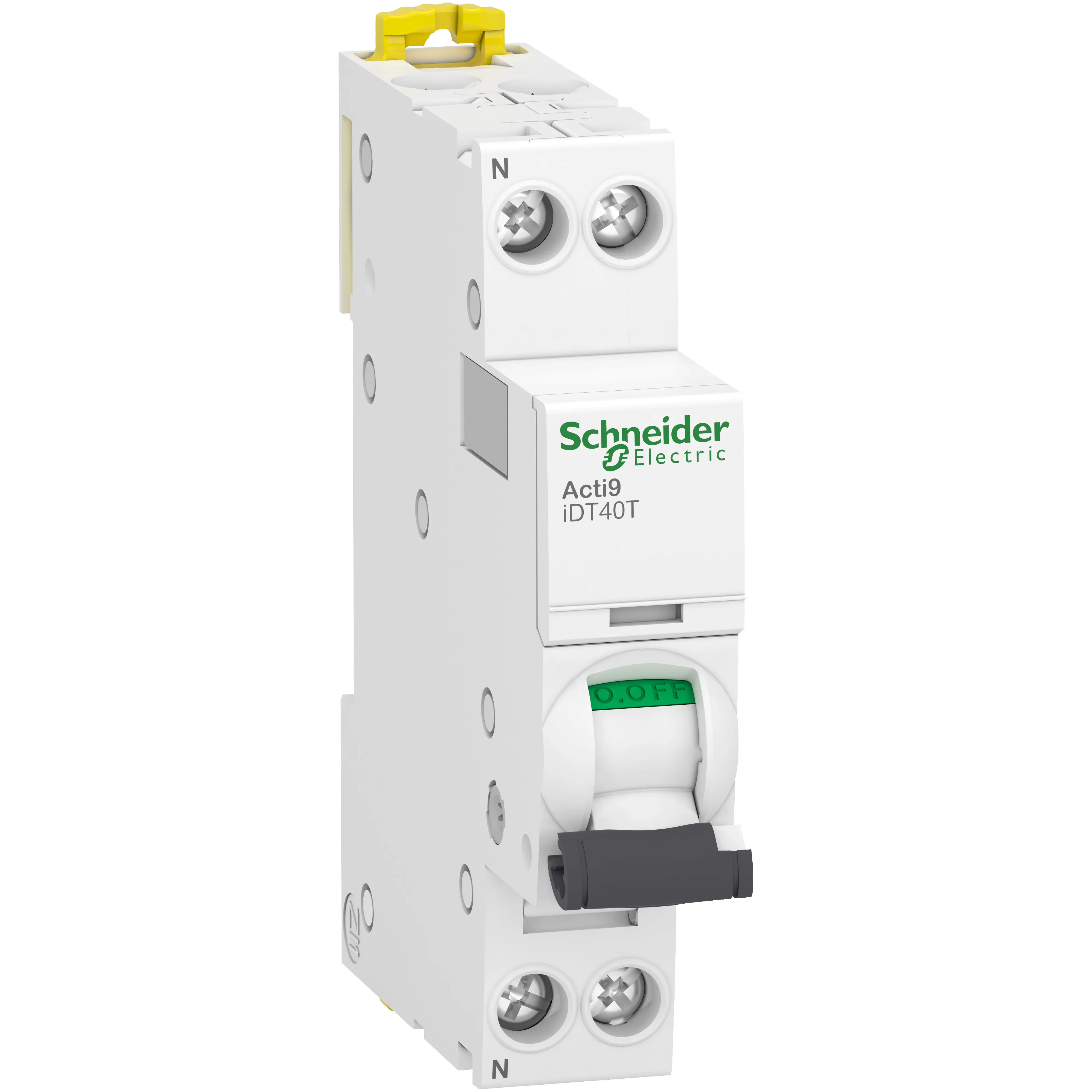 Acti9 iDT40T - Disjoncteur modulaire - 1P+N - 10A - Courbe C - 4500A/6kA - SCHNEIDER ELECTRIC - A9P22610