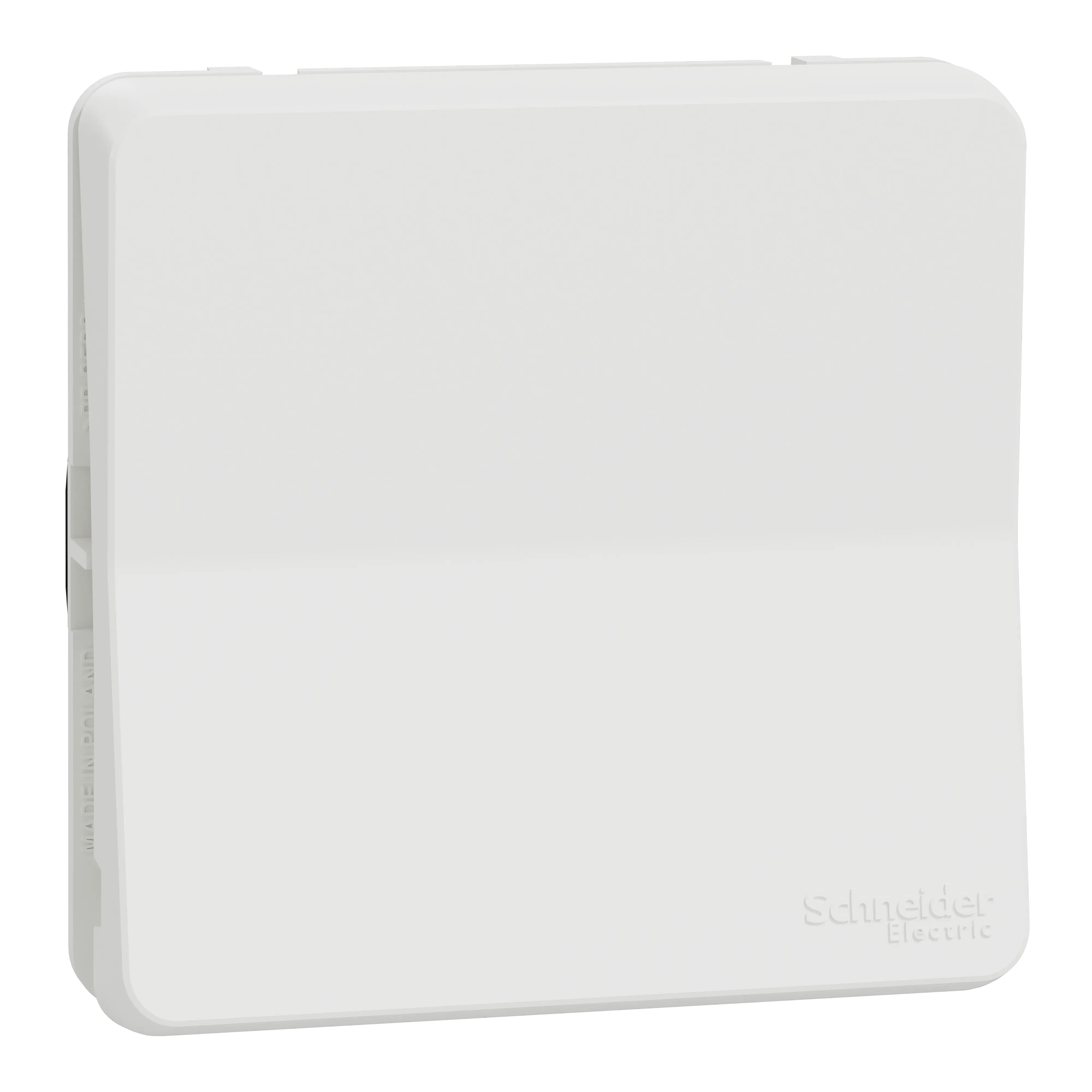 Mureva Styl - Bouton poussoir - composable - IP55 IK08 - connexion auto - blanc - SCHNEIDER ELECTRIC - MUR39027