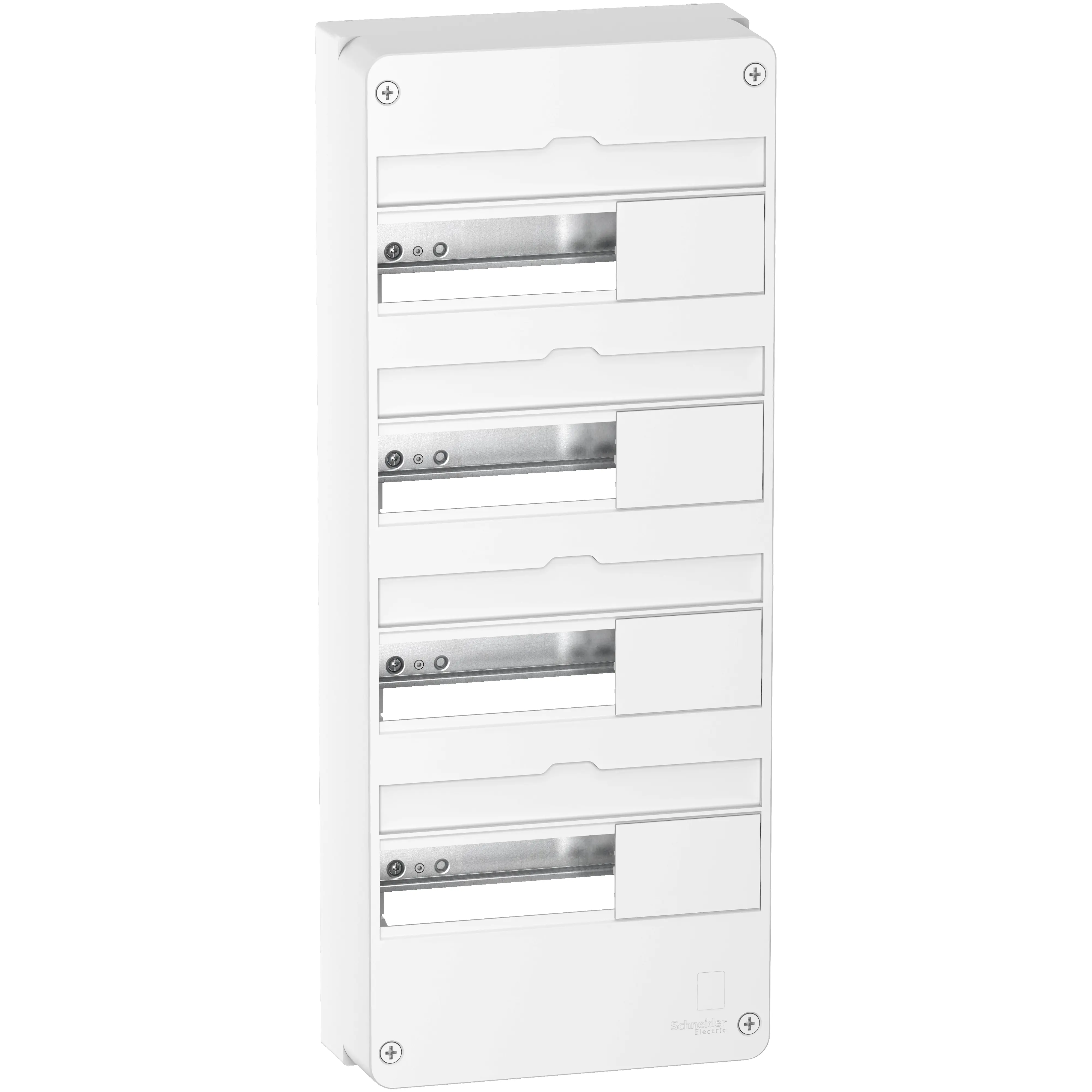 Resi9 - Coffret en saillie Blanc (RAL 9003)- 4 rangées de 13 modules - SCHNEIDER ELECTRIC - R9H13404
