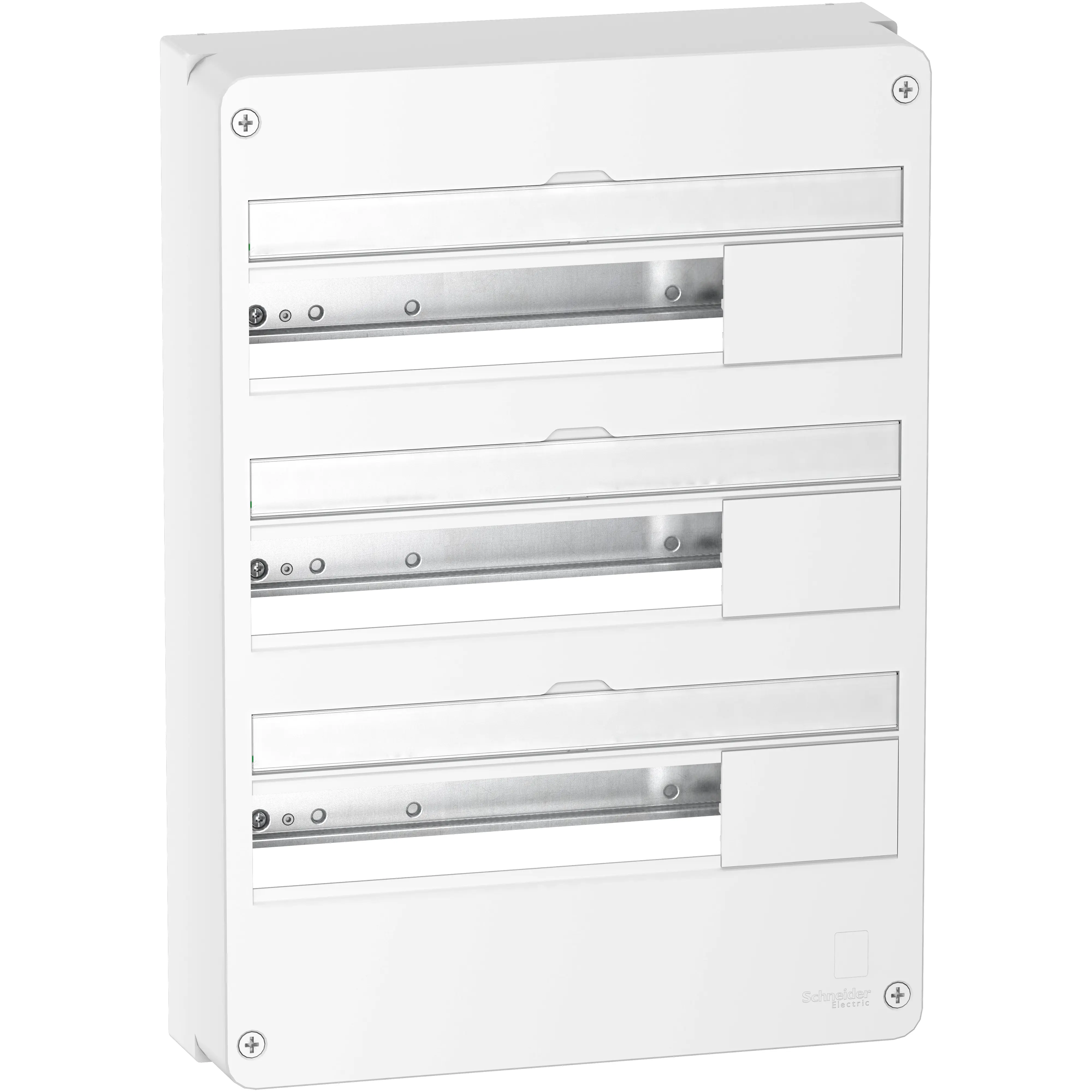 Resi9 - Coffret en saillie Blanc (RAL 9003)- 3 rangées de 18 modules - SCHNEIDER ELECTRIC - R9H18403