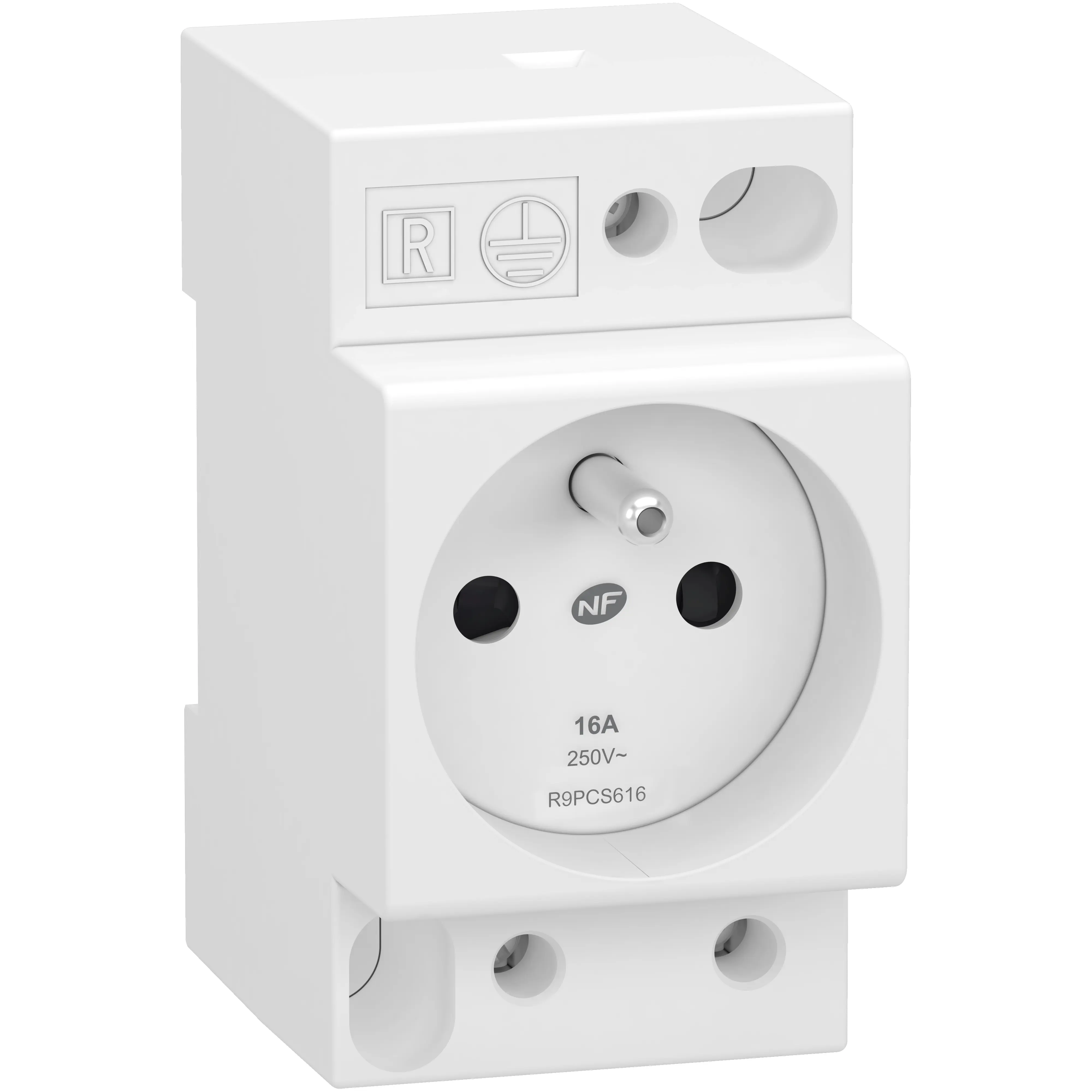 Resi9 - prise de courant - 2P+T - 250V - 16A - SCHNEIDER ELECTRIC - R9PCS616