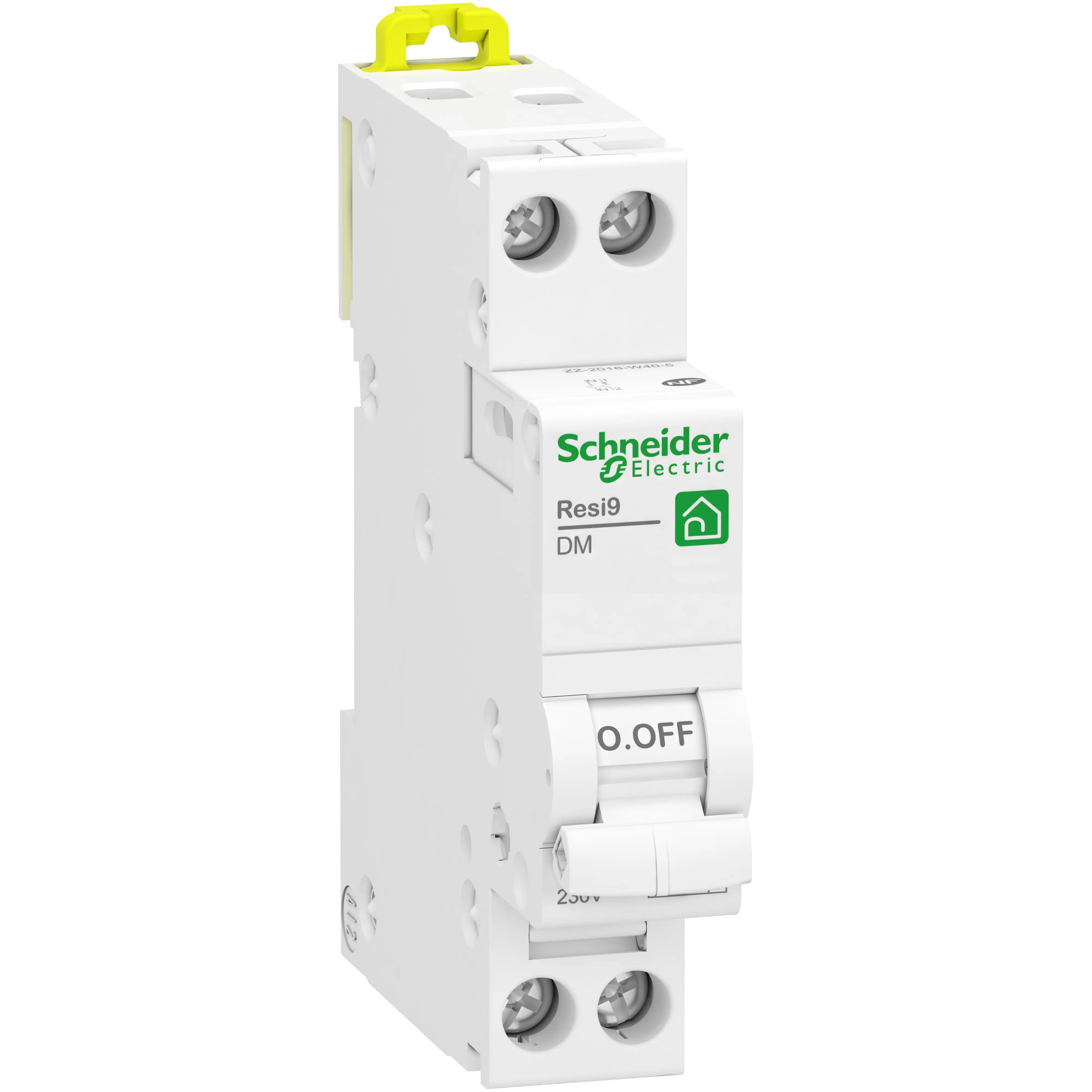 Resi9 - disjoncteur modulaire - 1P+N - 16A - courbe D - peignable - SCHNEIDER ELECTRIC - R9PFD616