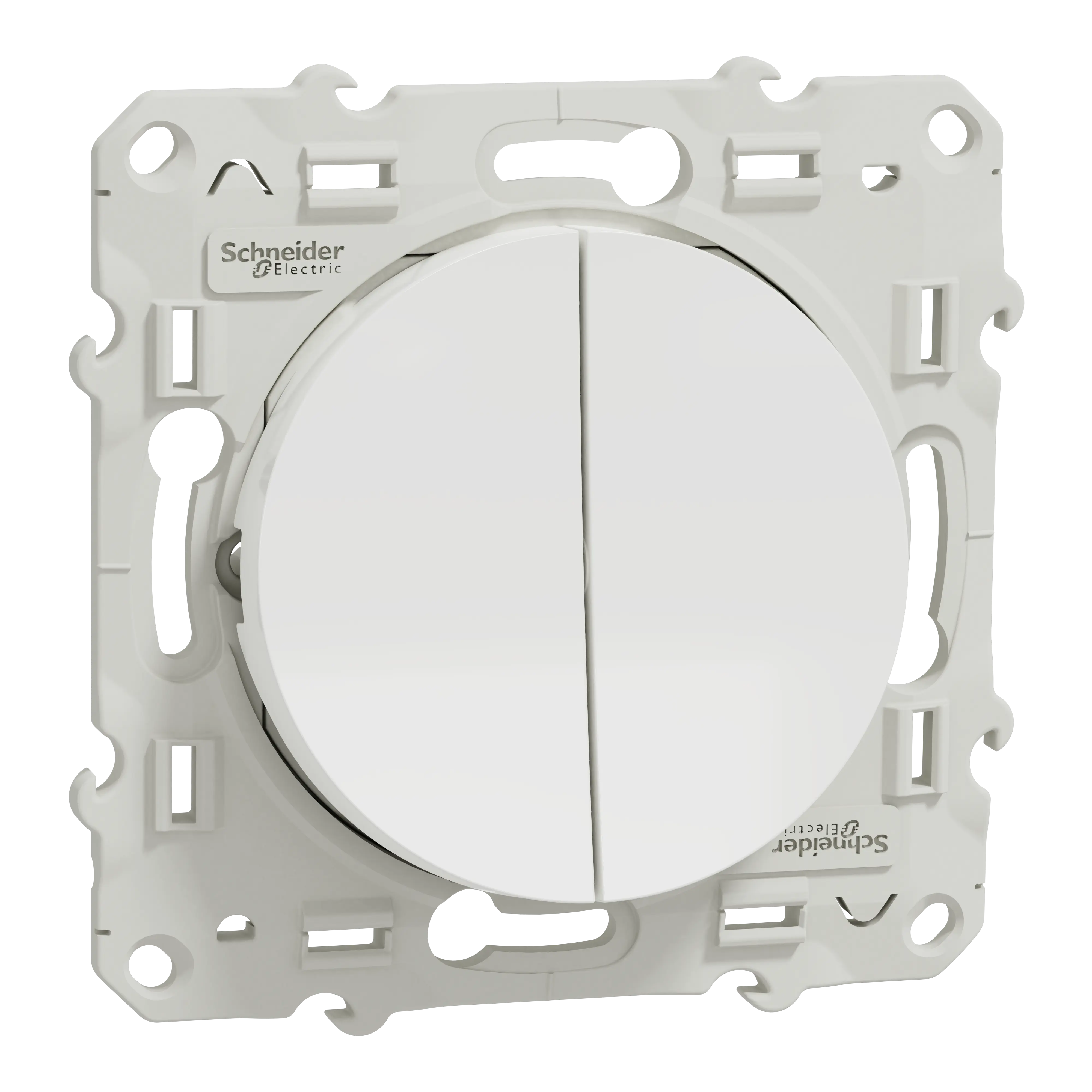 Odace - double va-et-vient - blanc - 10A - SCHNEIDER ELECTRIC - S520214