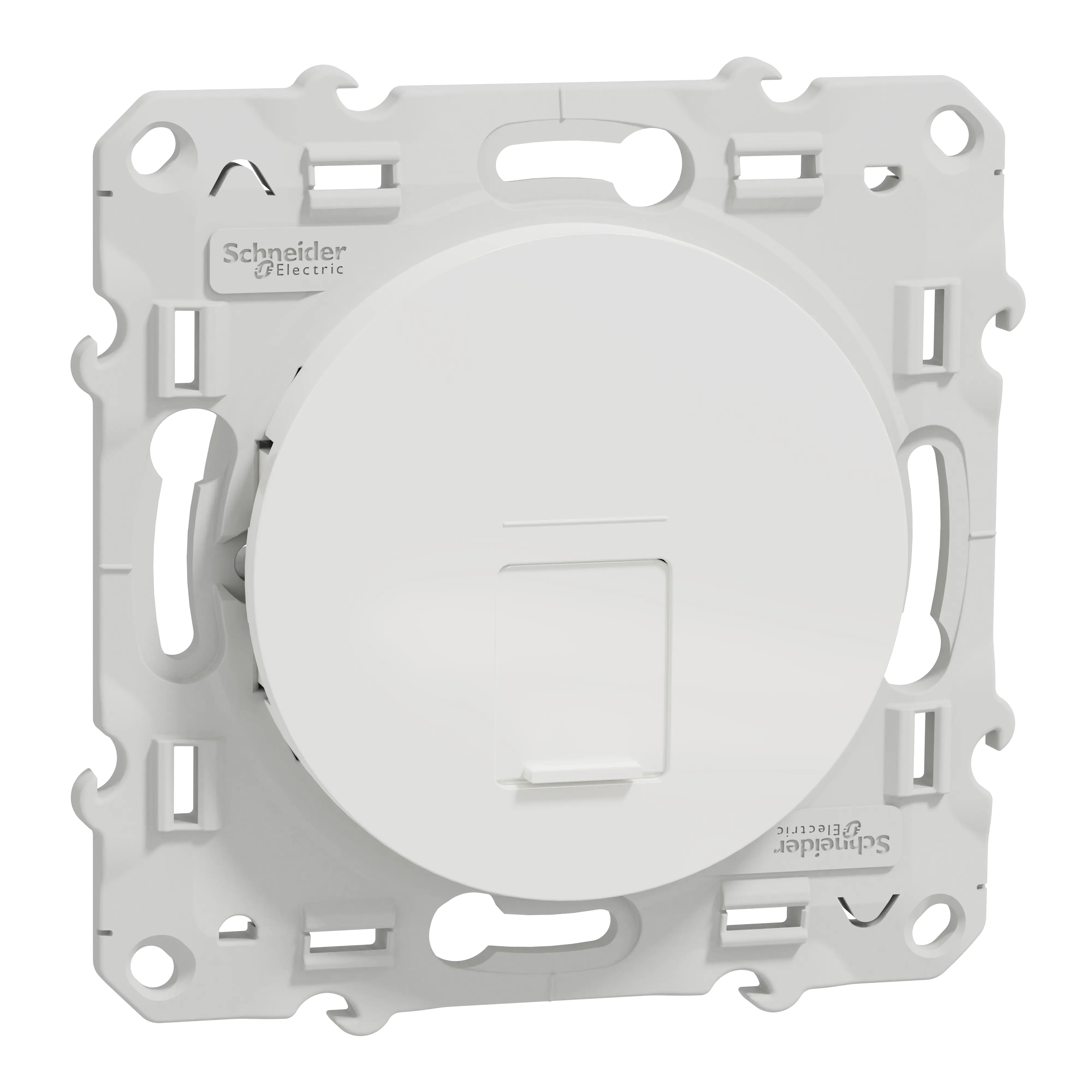 Odace - prise RJ45 cat.6 STP - grade 2TV min à grade 3TV (+ multimédia) - blanc - SCHNEIDER ELECTRIC - S520476