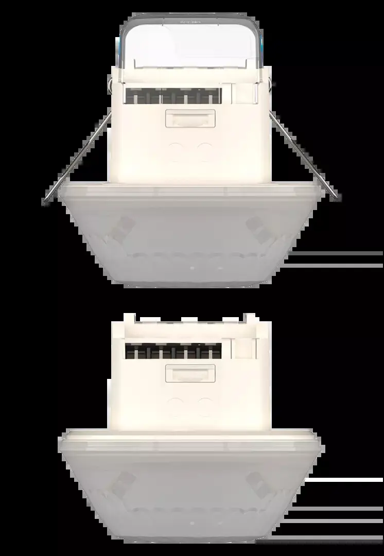 DÉTECTEUR PRÉSENCE ENCASTRÉ 360° 1C COULOIR BLANC